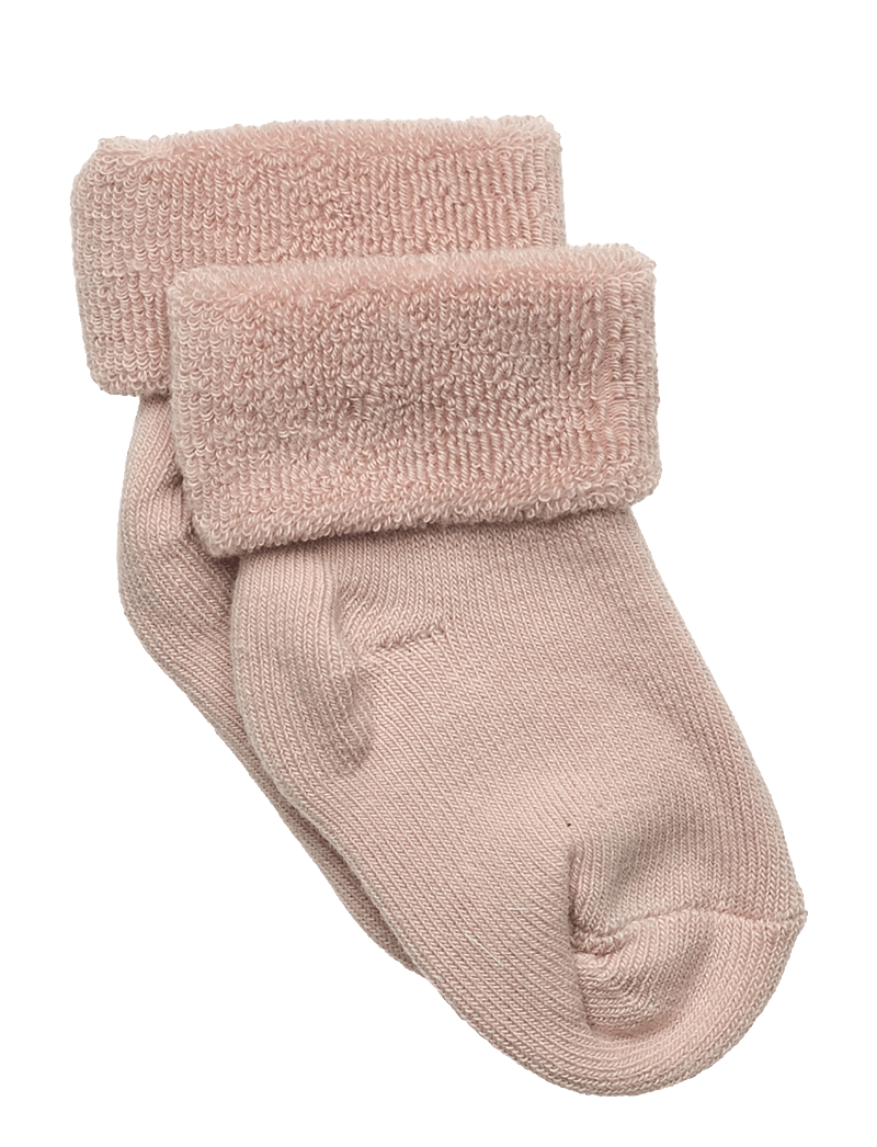 mp Denmark - Cotton baby sock - bebisstrumpor - rose dust - 0