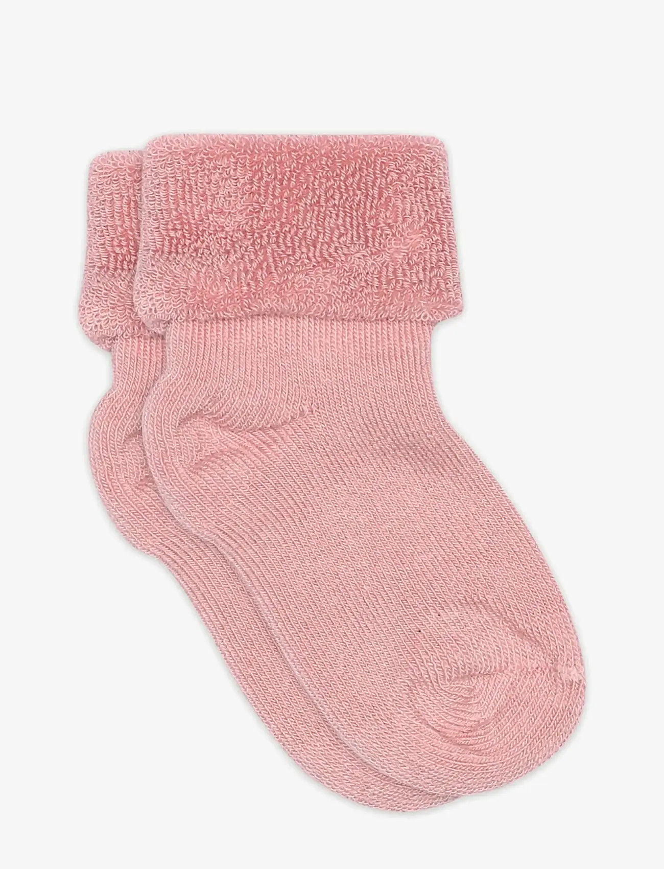 mp Denmark - Cotton baby sock - baby socks - silver pink - 0