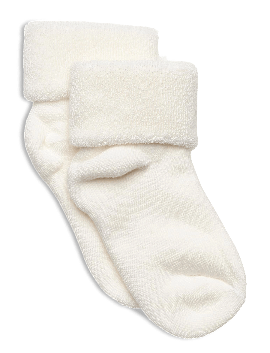 mp Denmark - Cotton baby sock - babysokker - snow white - 0
