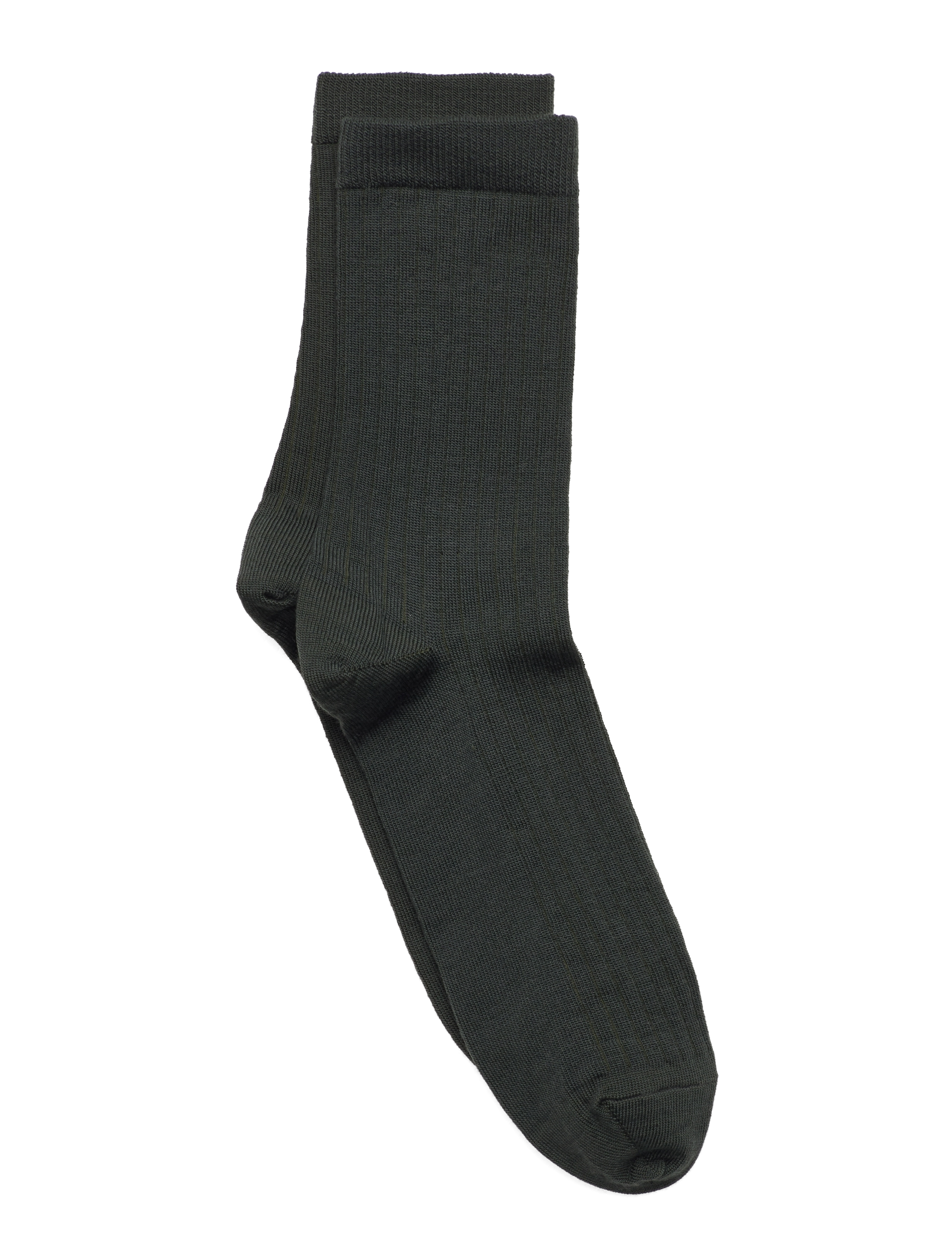 mp Denmark - Wool rib socks - dusty ivy - 1