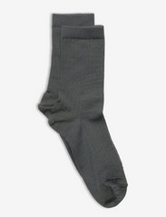 Wool rib socks - LIME