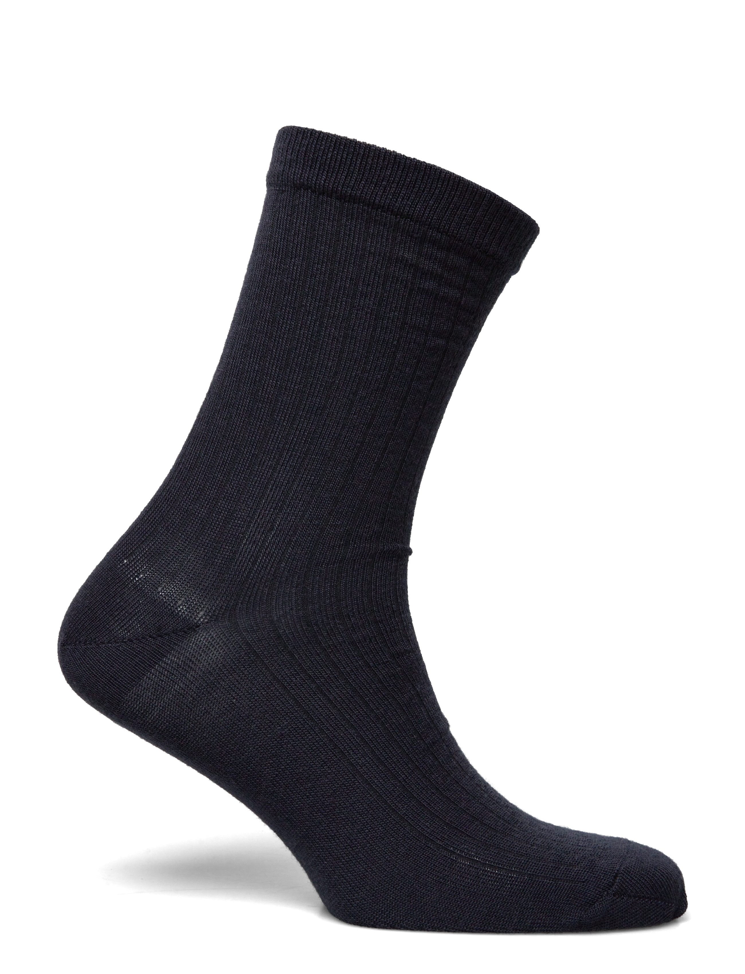 mp Denmark - Wool rib socks - socks - navy - 1