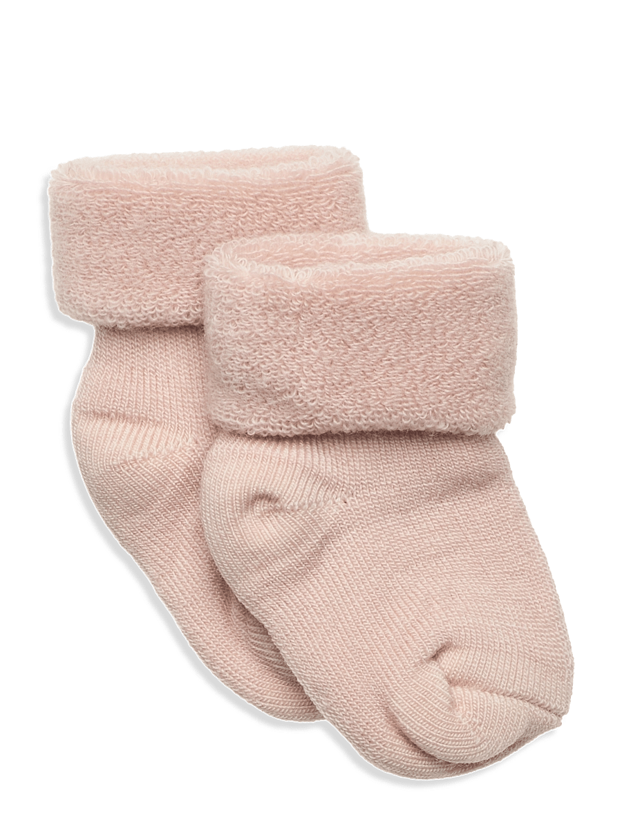 mp Denmark - Wool baby socks - baby-socken - rose dust - 0