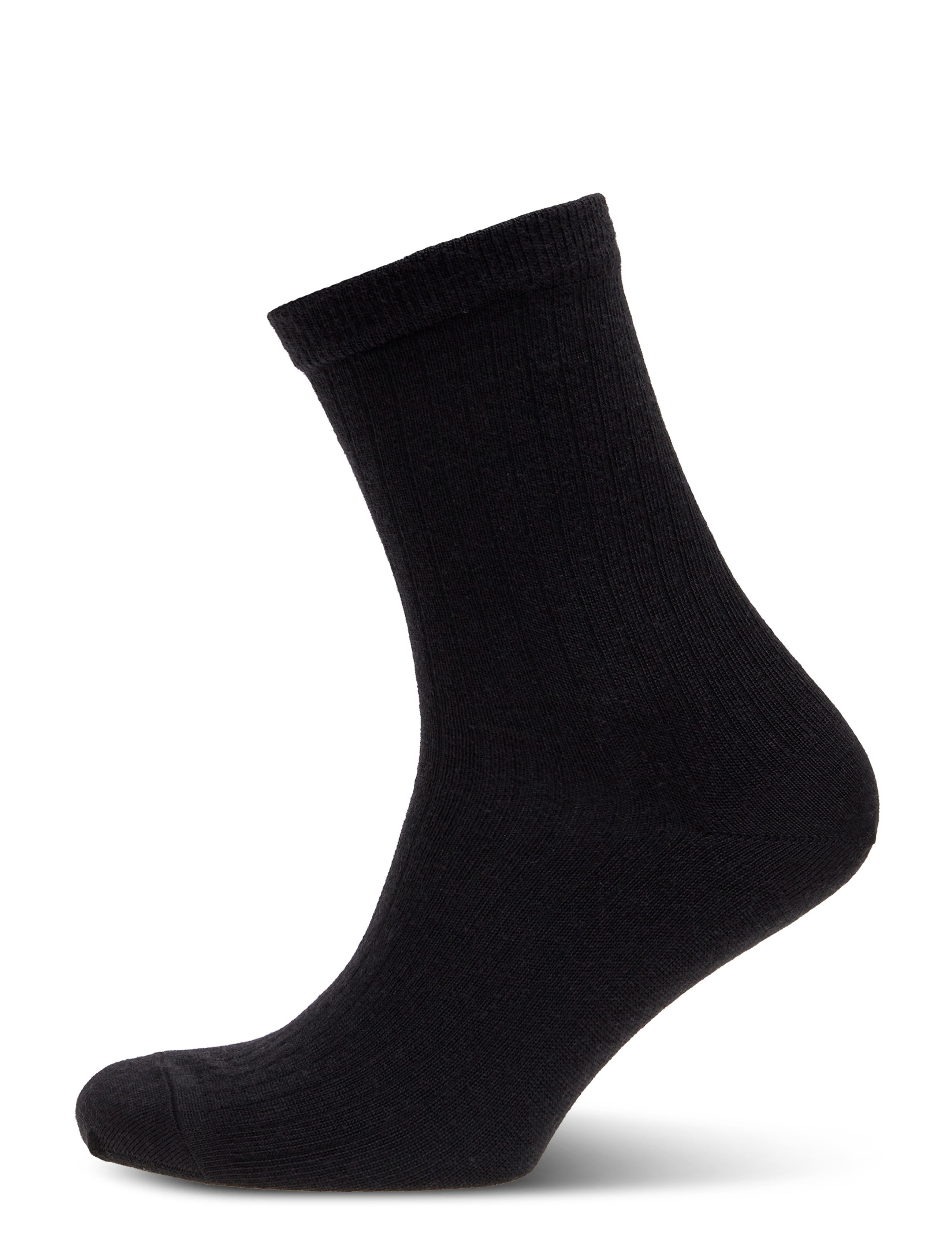 mp Denmark Wool Rib Socks, 37/39, Black, Sokker > Almindelige Sokker, Dame