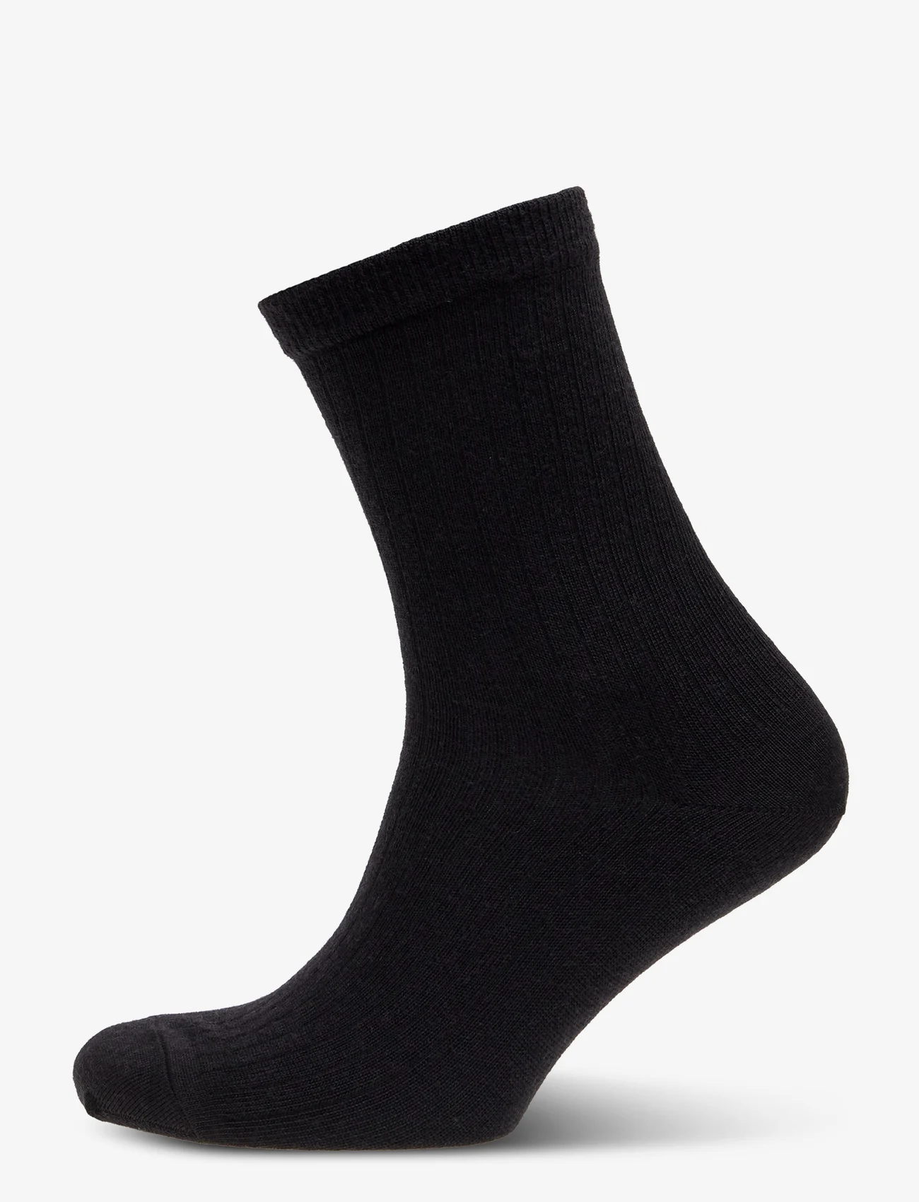 mp Denmark - Wool rib socks - lägsta priserna - black - 0