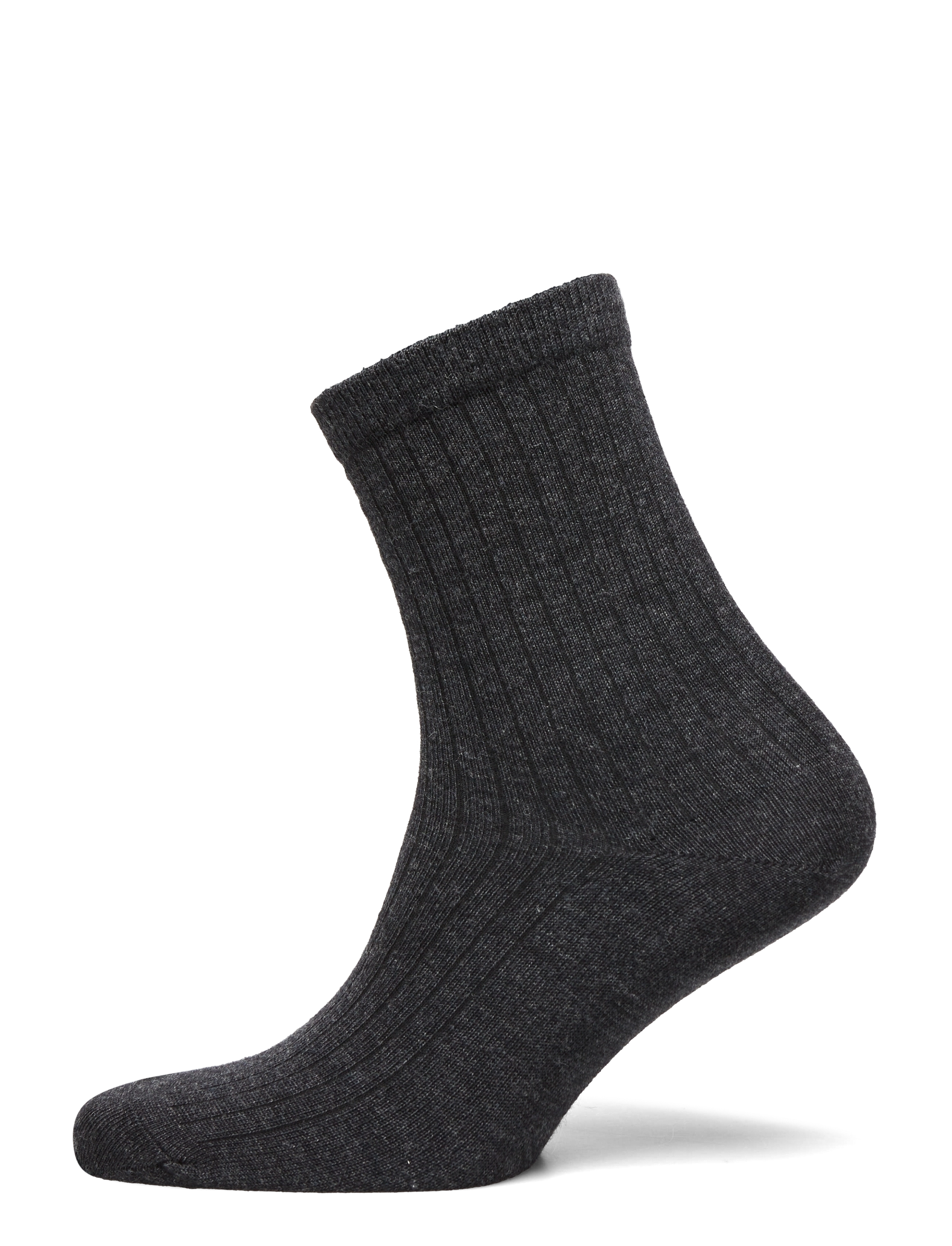 mp Denmark Wool Rib Socks, 37/39, Grey, Sokker > Almindelige Sokker, Dame