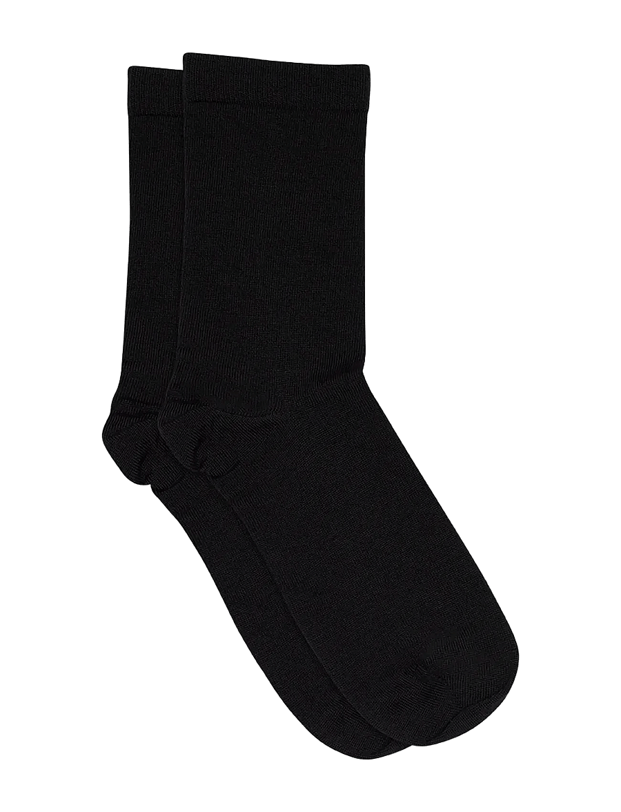 mp Denmark - Wool/cotton socks - klassikalised sokid - black - 0