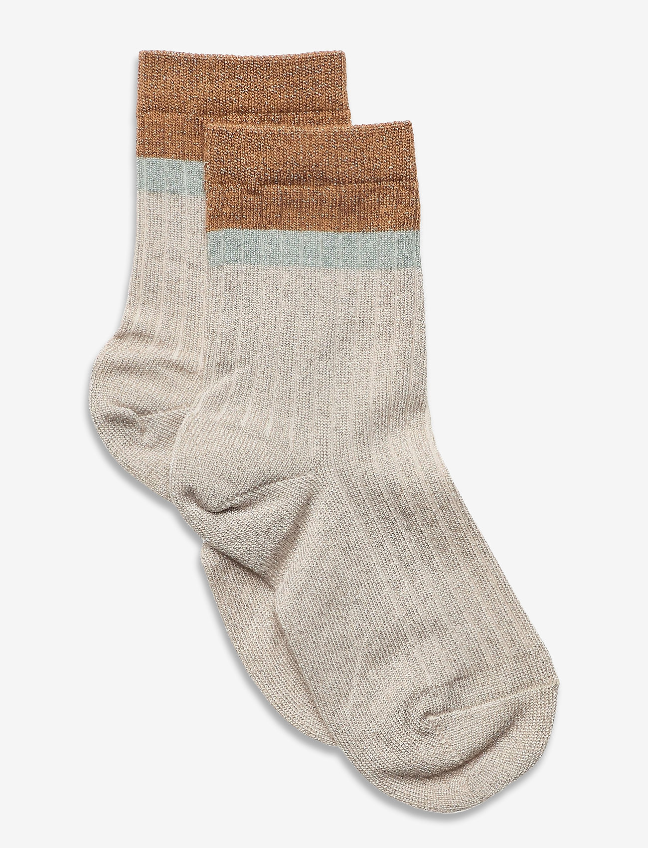 mp Denmark - Norma glitter socks - beige - 0
