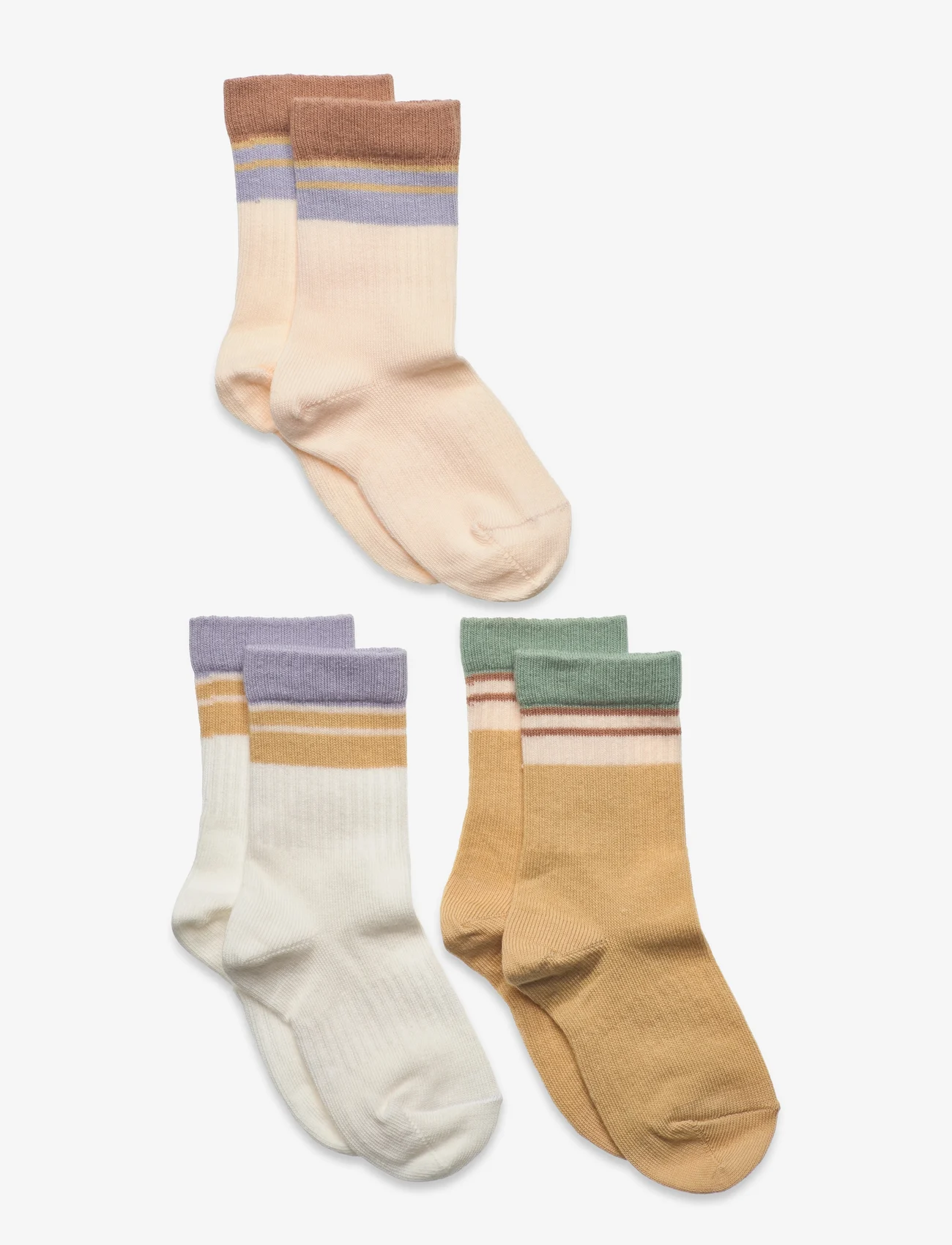 mp Denmark - Karla socks - 3-pack - madalaimad hinnad - multicolor - 0