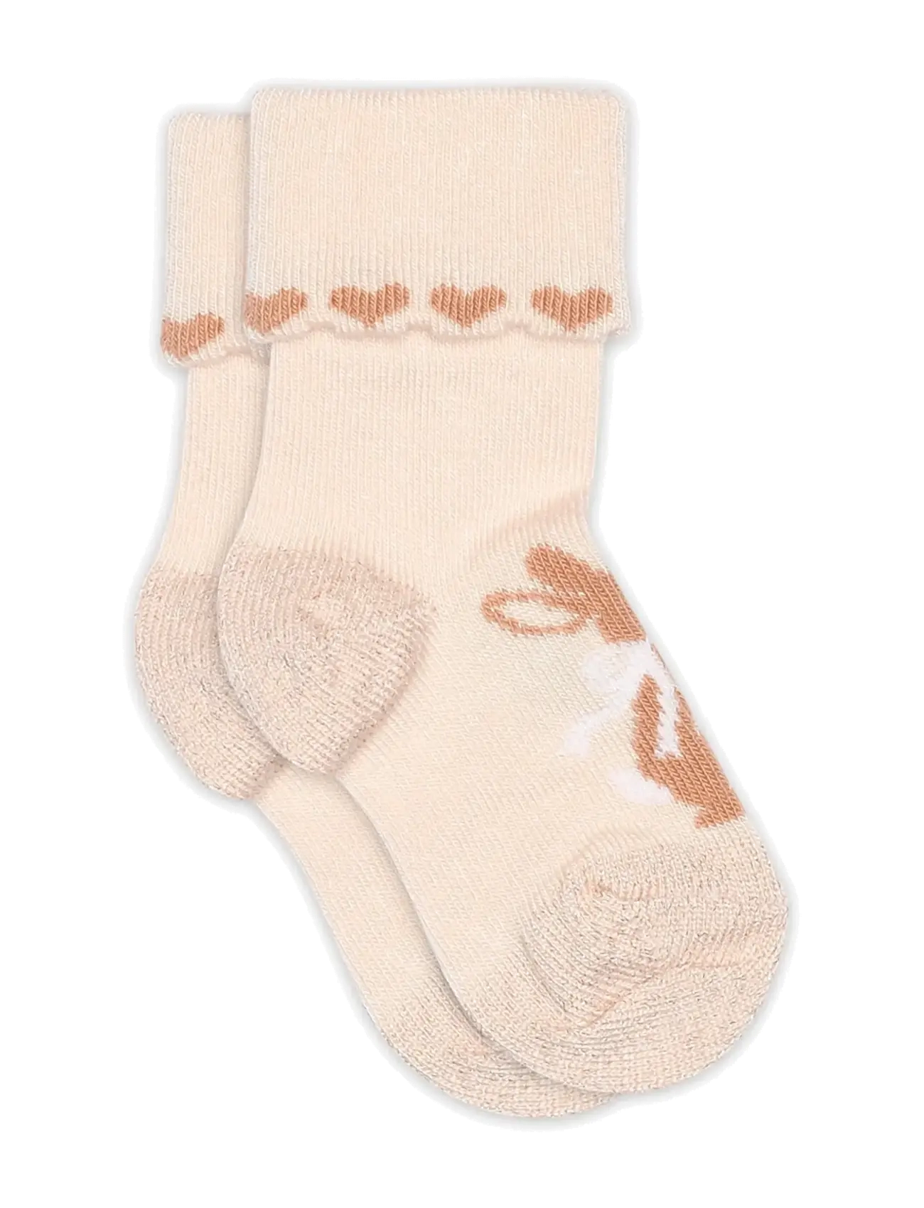 mp Denmark Martha socks - Vauvan sukat - DEW / cream