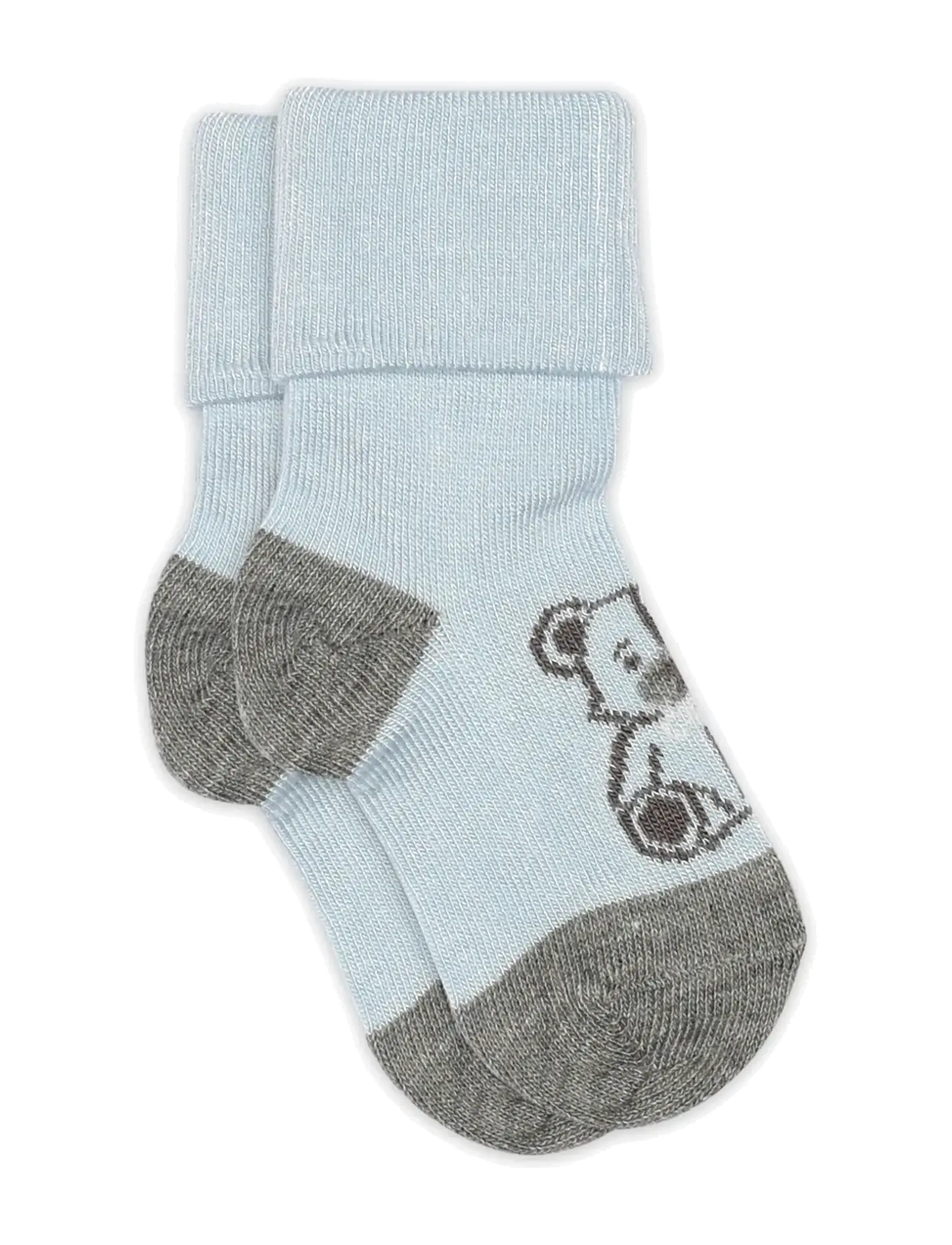 mp Denmark Teddy Socks, 22/24, Blue, Sokker Og Strømpebukser > Babysokker, Børn