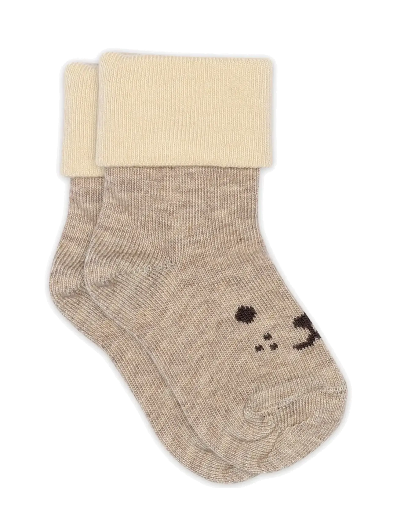 mp Denmark Anton socks - 4 for 3 - LIGHT BROWN MELANGE / beige