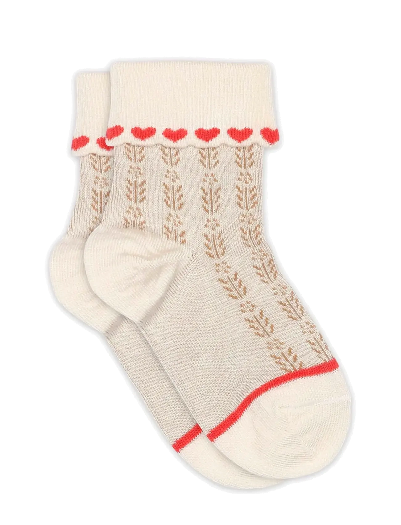 mp Denmark Klara Short Socks, 37/39, Socken & Strumpfhosen, Beige - Kinder
