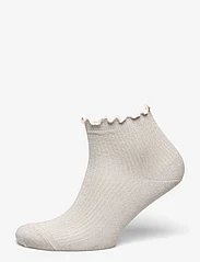 mp Denmark - Lis glitter short socks - champagne - 0