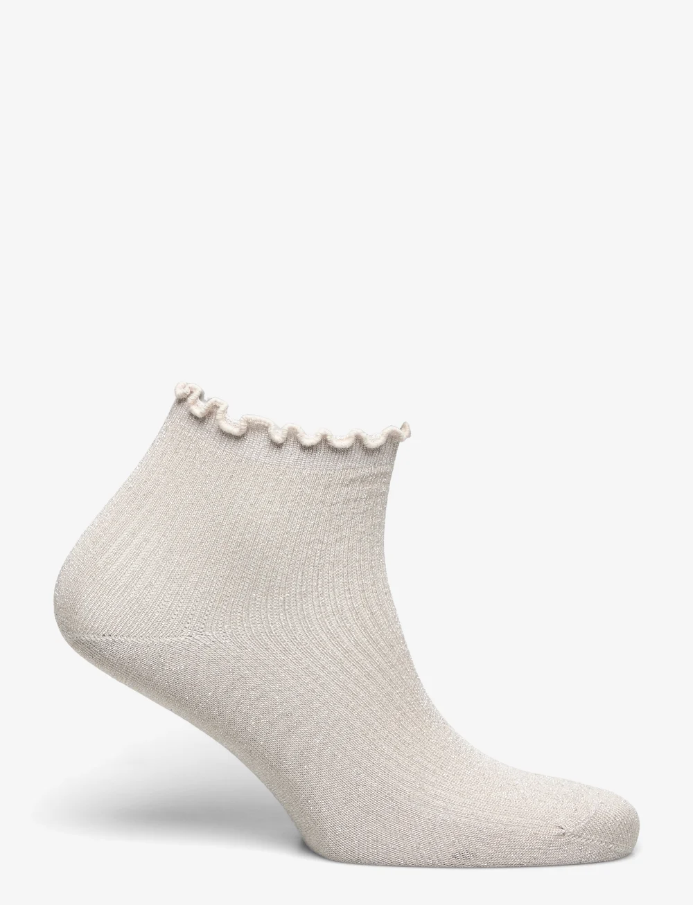 mp Denmark - Lis glitter short socks - champagne - 1