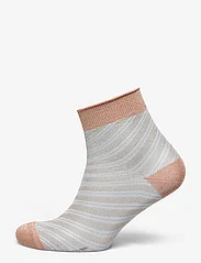 mp Denmark - Elisa glimmer short socks - mažiausios kainos - champagne - 0