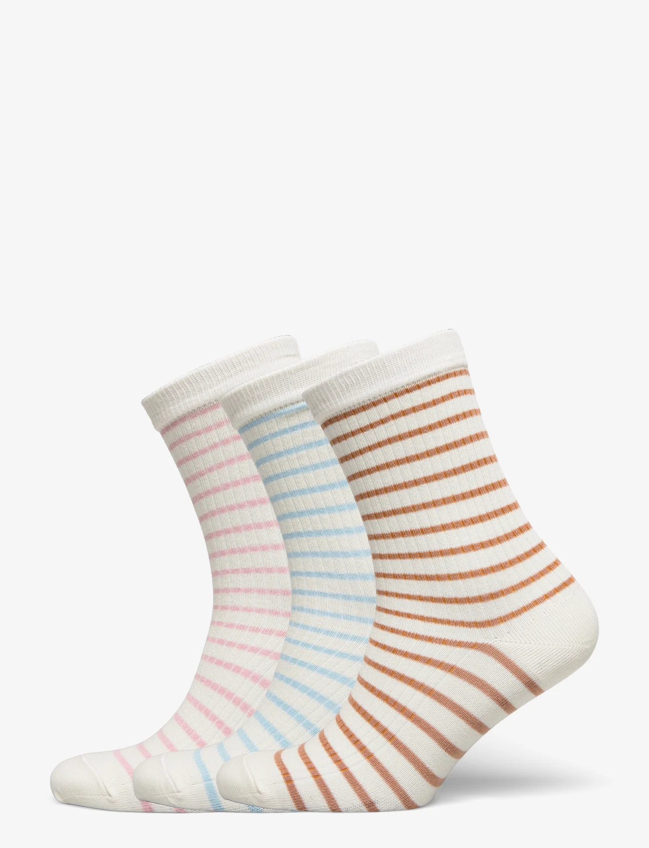 mp Denmark - Lydia socks 3-pack - laagste prijzen - tawny brown - 0