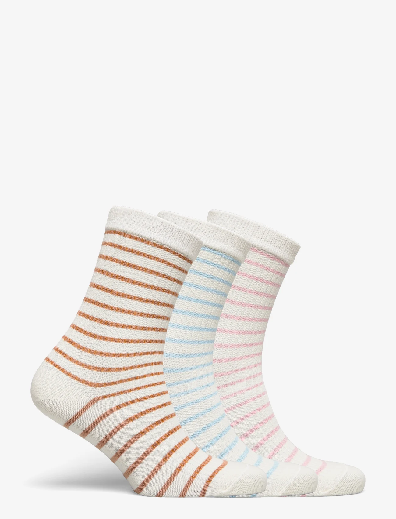mp Denmark - Lydia socks 3-pack - mažiausios kainos - tawny brown - 1