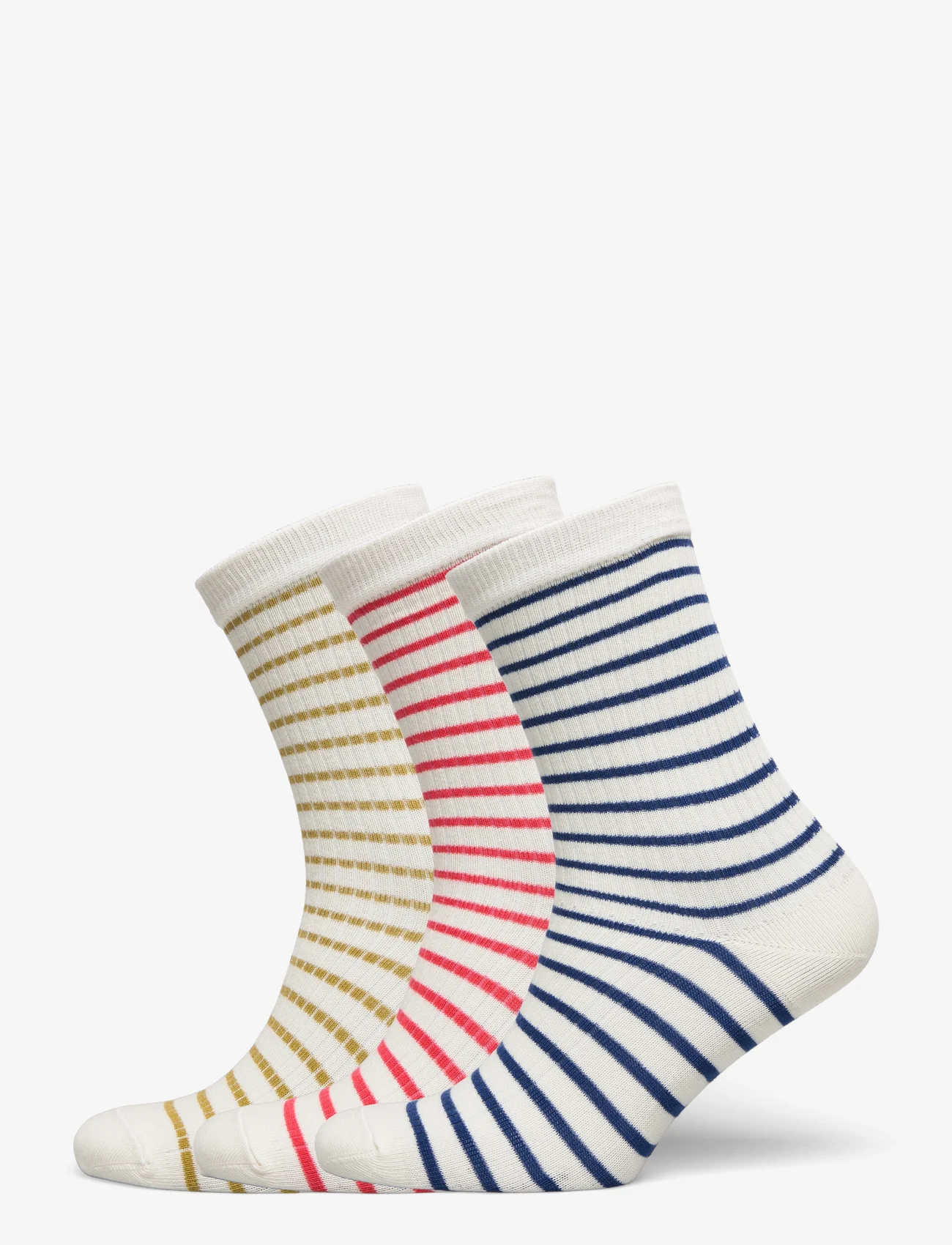 mp Denmark - Lydia socks 3-pack - de laveste prisene - true blue - 0