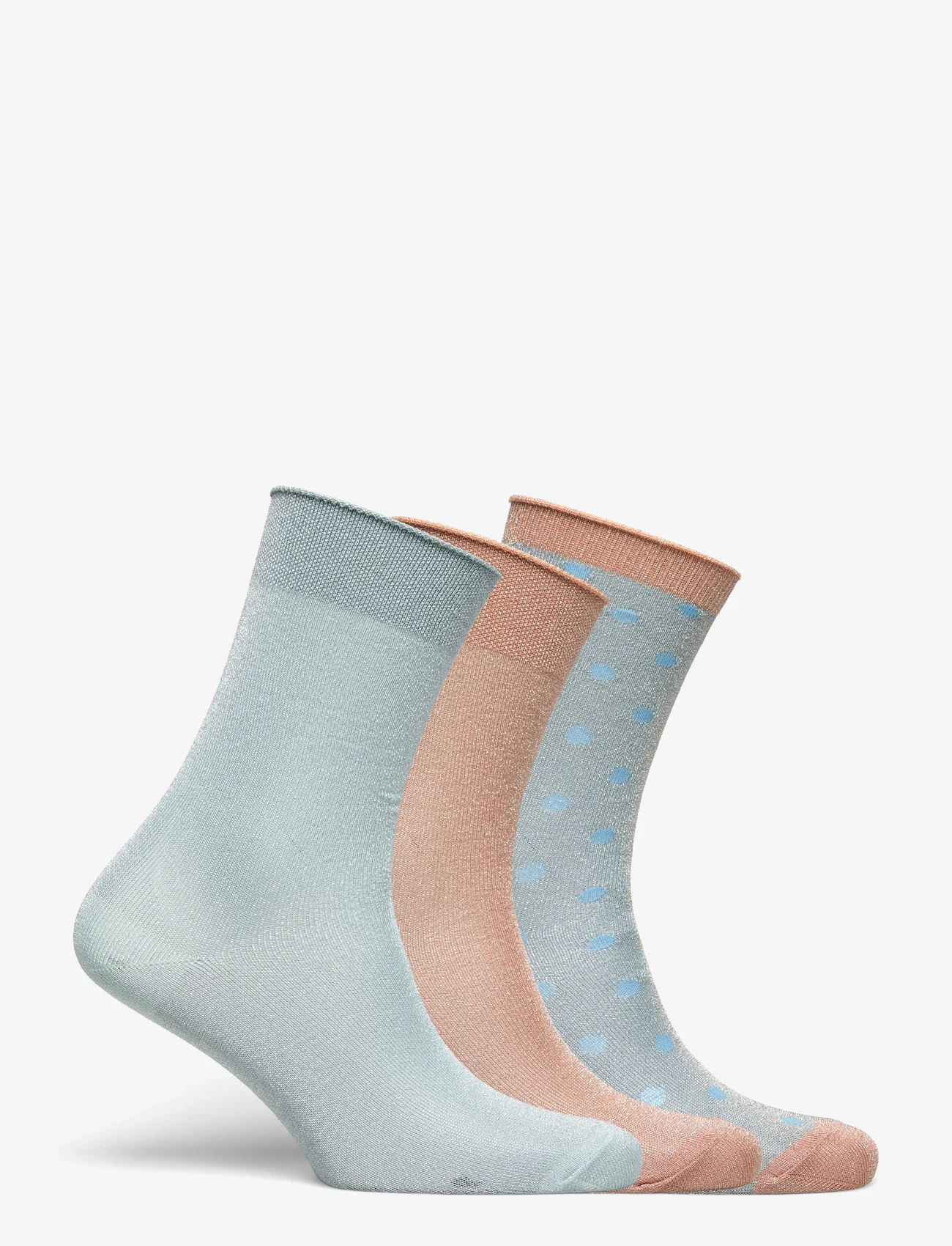 mp Denmark - Glitter socks 3-pack - madalaimad hinnad - slate blue - 1