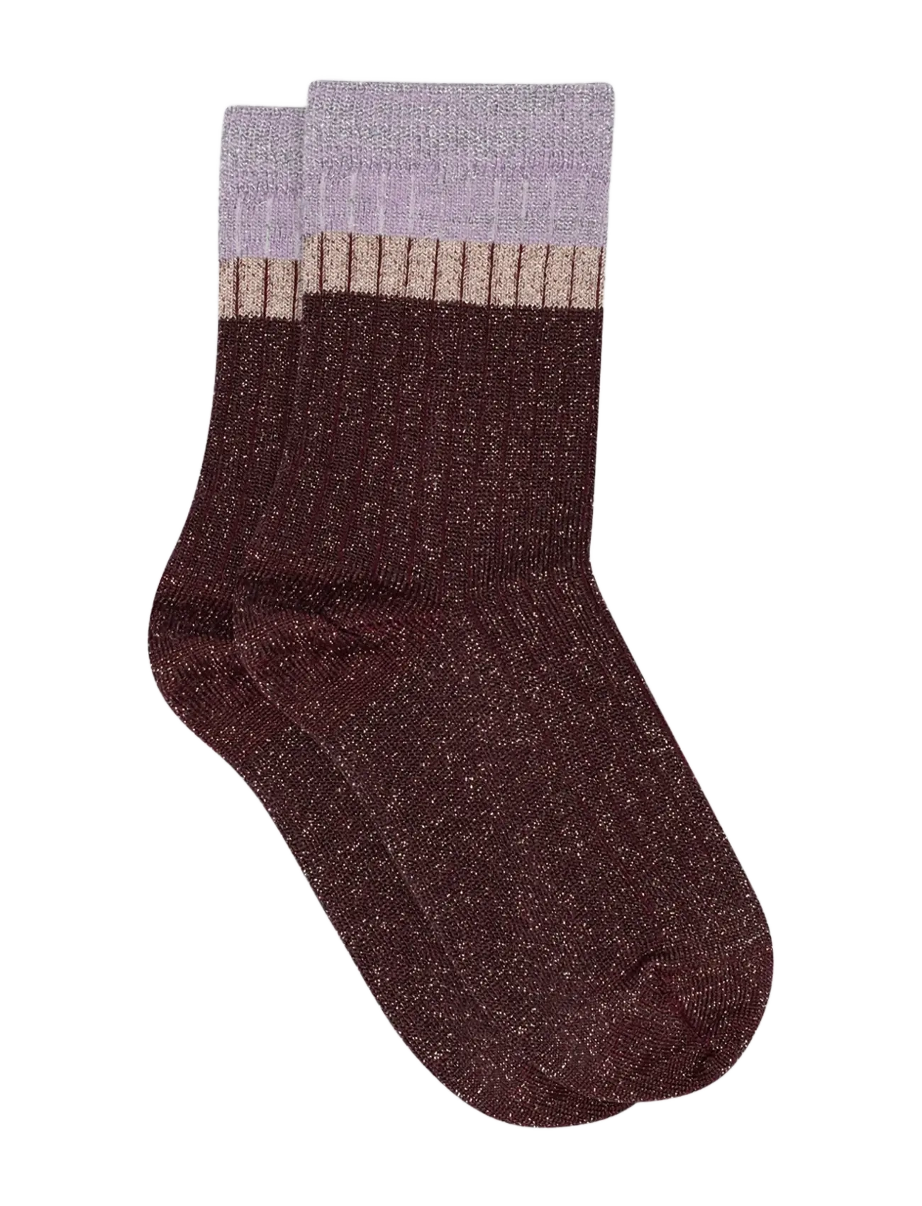 mp Denmark Norma glitter socks - Tøj - GRAPE SKIN / multi