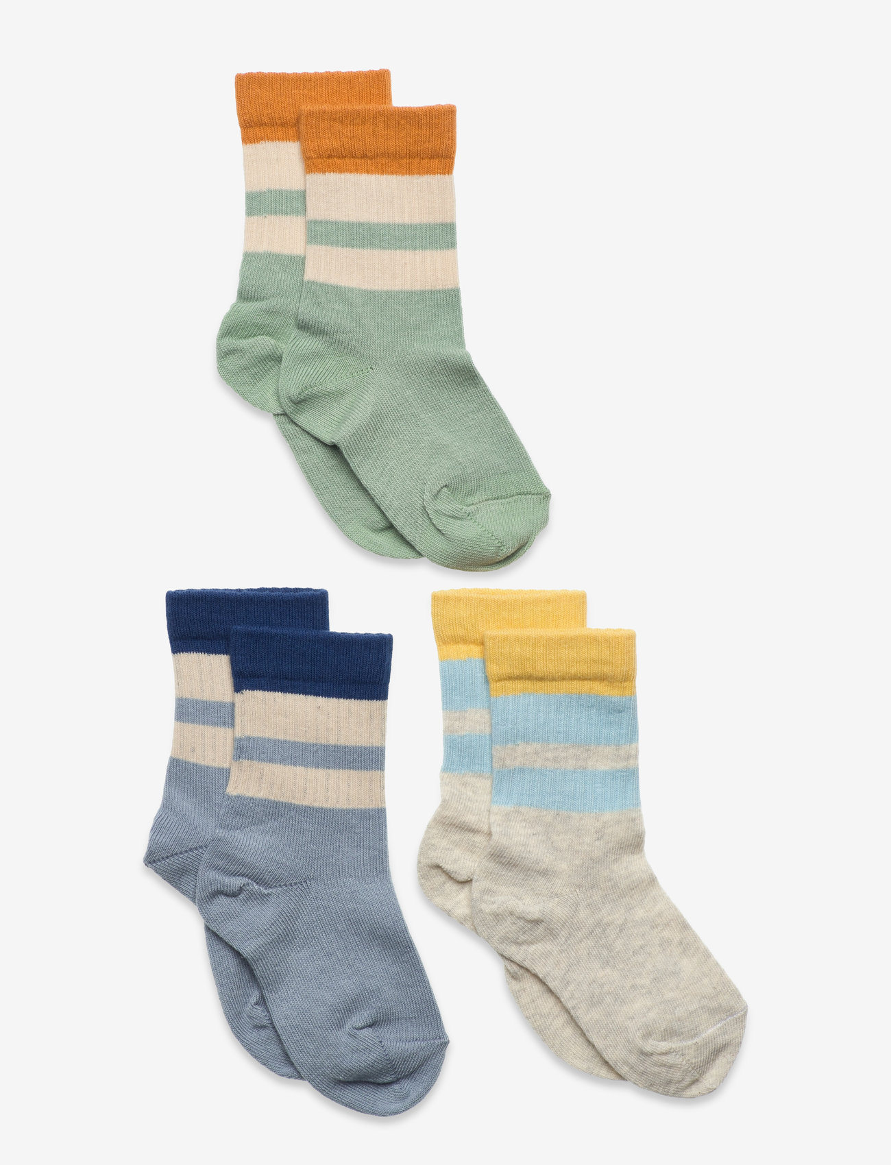 mp Denmark - Frej socks - 3-pack - light grey melange - 0