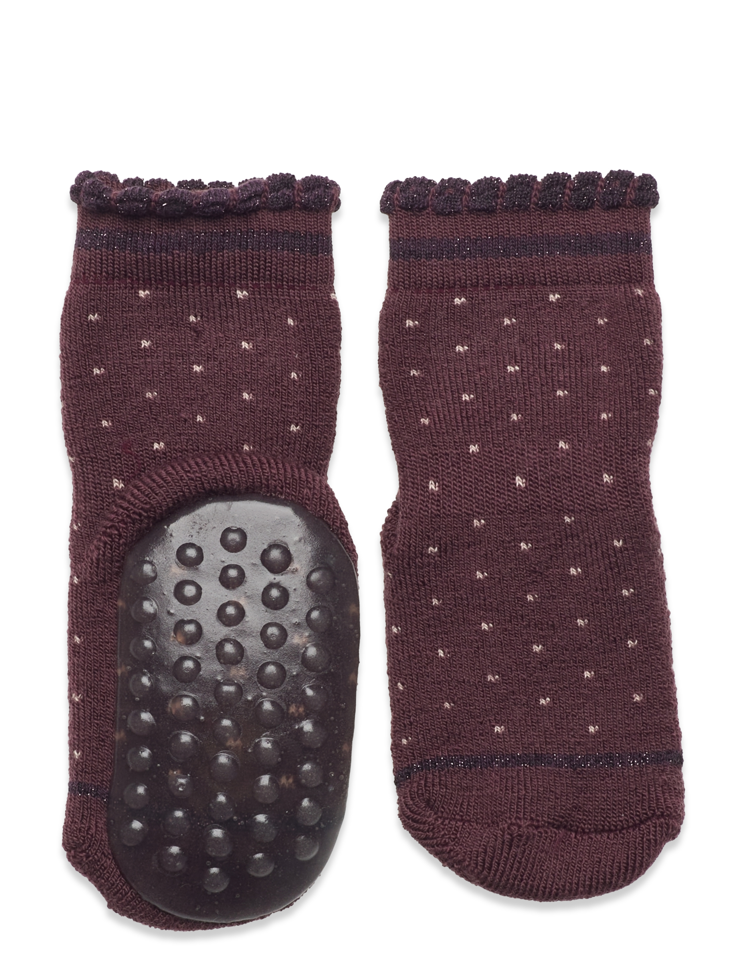 Esme socks - anti-slip - GRAPE SKIN