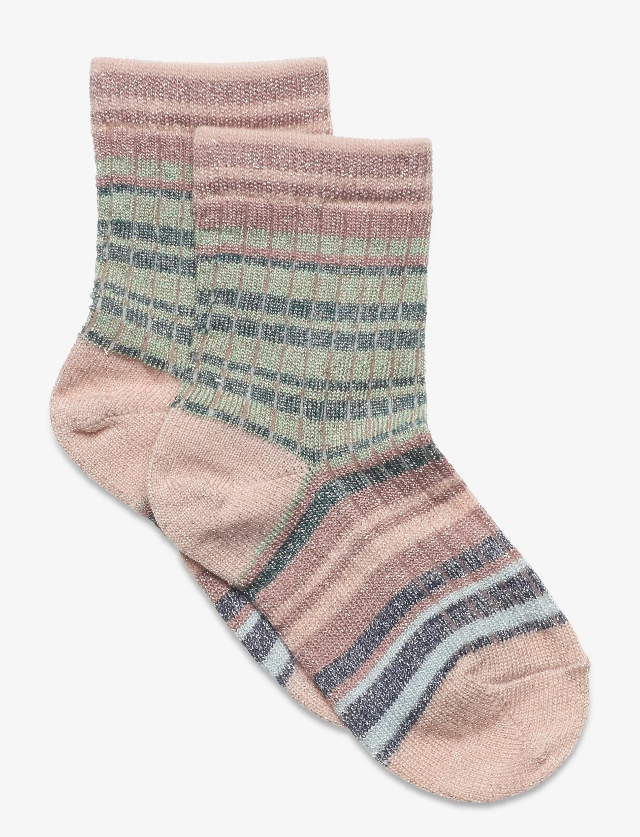 mp Denmark - Vilma glitter socks - madalaimad hinnad - rose dust - 0