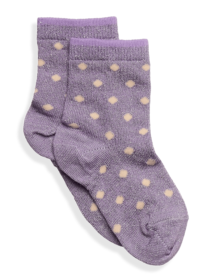 mp Denmark - Irma glitter socks - strümpfe - wisteria - 0