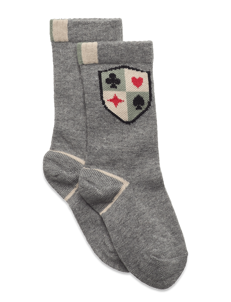 mp Denmark - Alf socks - strumpor - grey melange - 0