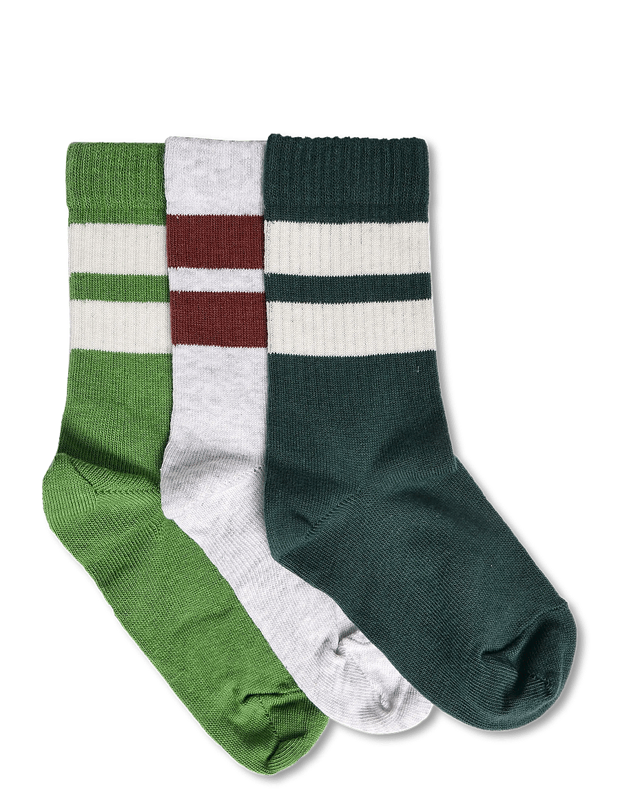 mp Denmark - Anker socks - 3-pack - strümpfe - capulet olive - 1