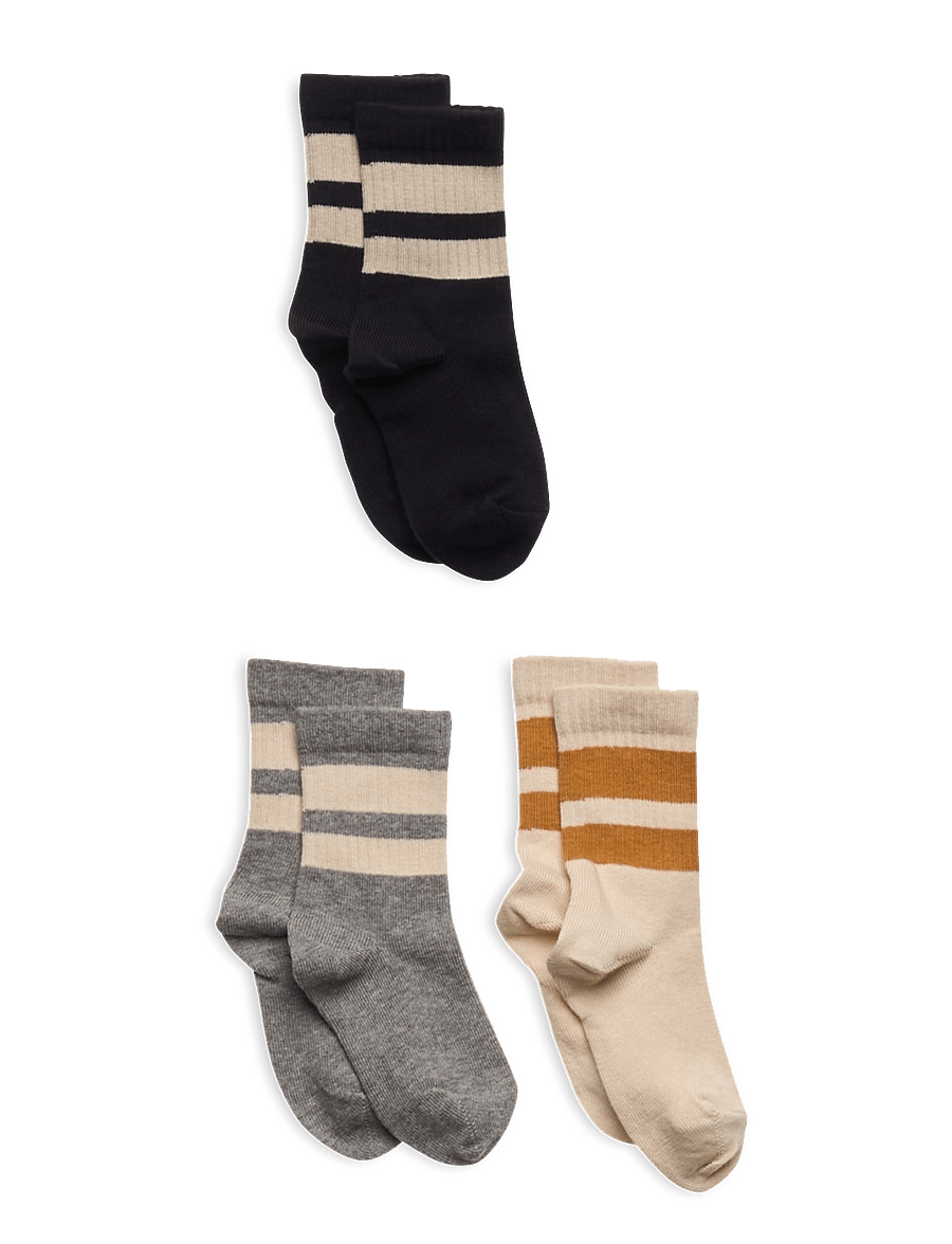 mp Denmark - Anker socks - 3-pack - sokid - navy - 0