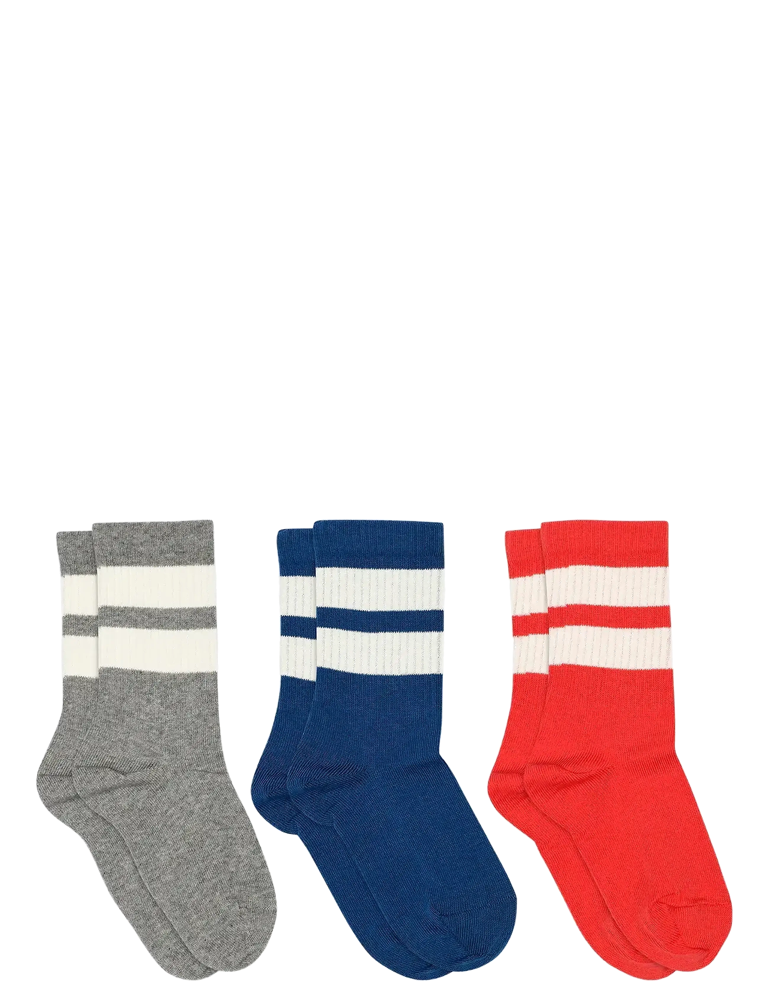 mp Denmark Anker socks - 3-pack - Strumpor - TOMATO / multi