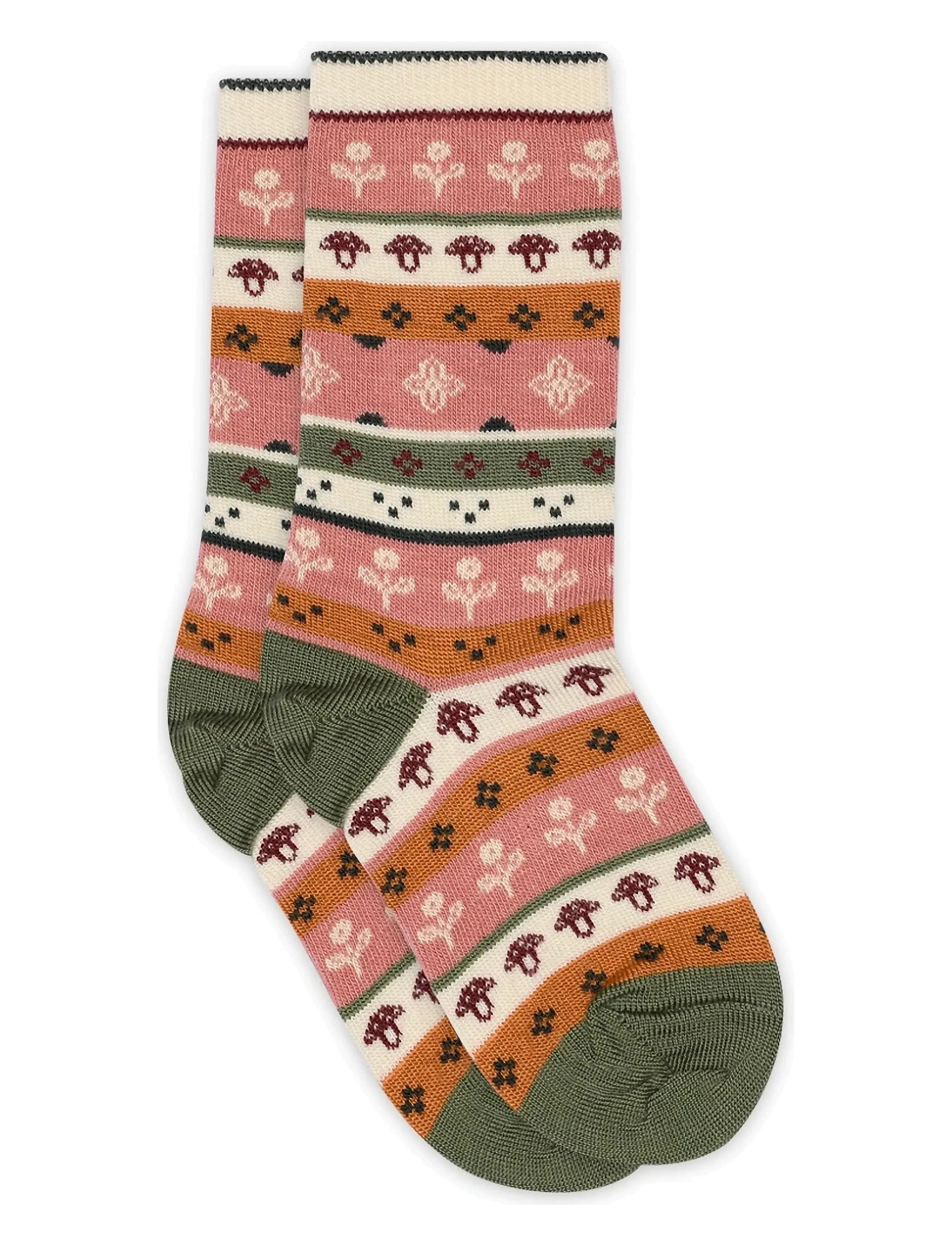 mp Denmark - Røskva long socks - vintage rose - 0