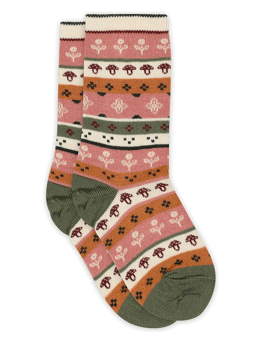 mp Denmark - Røskva long socks - strümpfe - vintage rose - 0