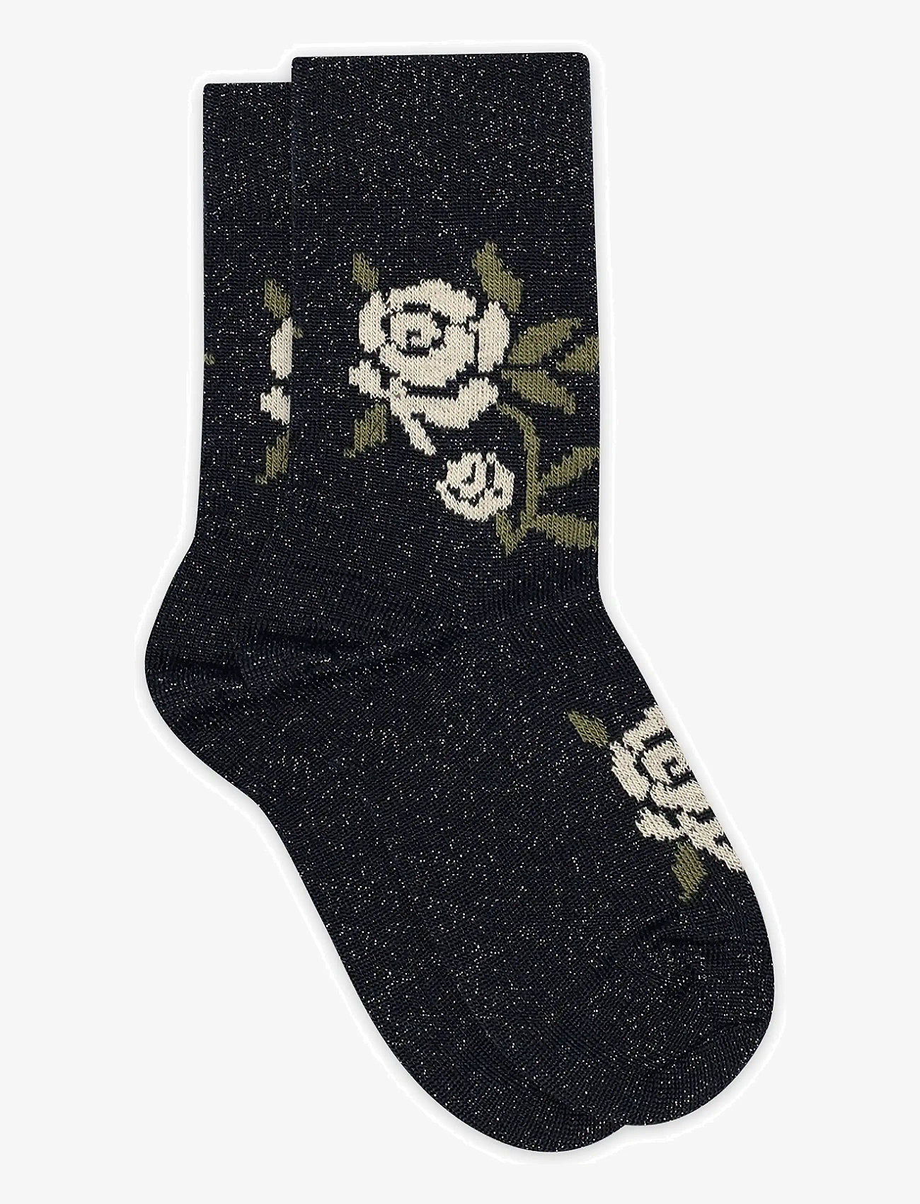 mp Denmark - Rosa glitter socks - navy - 0