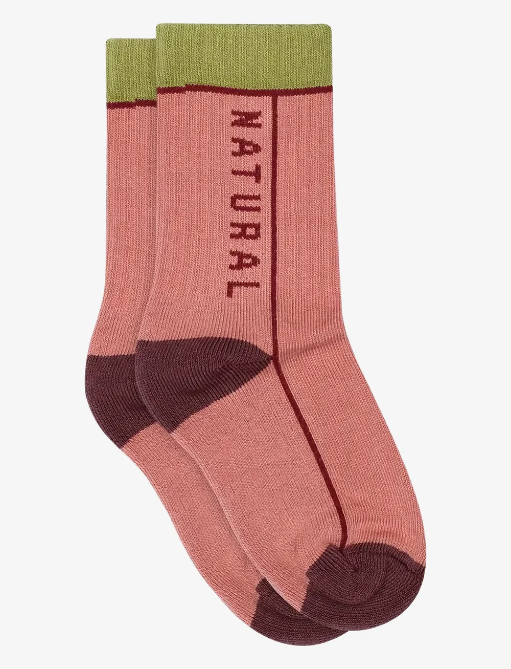 mp Denmark - Natural socks - strømper - ash rose - 0