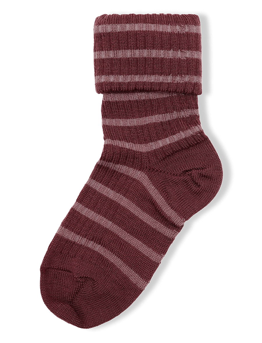 mp Denmark - Viggy baby socks - babysokker - grape skin - 0
