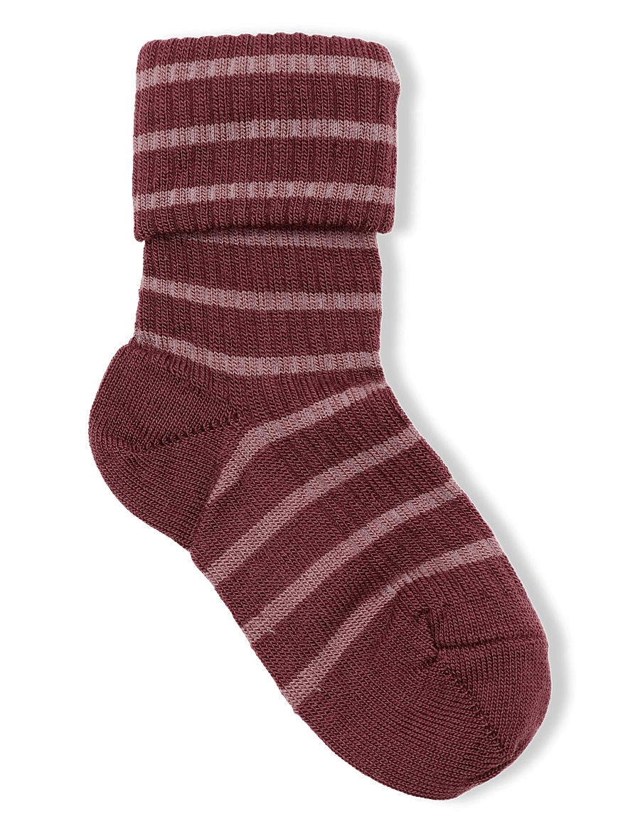 mp Denmark - Viggy baby socks - babysokker - grape skin - 1