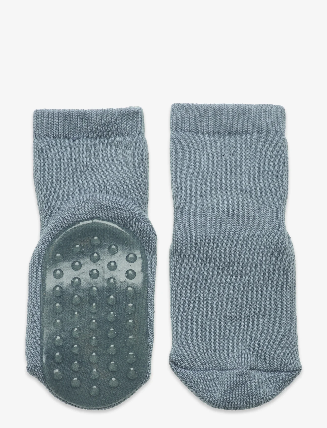 mp Denmark - Cotton socks - anti-slip - socks - dusty blue - 0