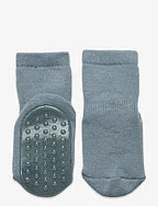 Cotton socks - anti-slip - DUSTY BLUE