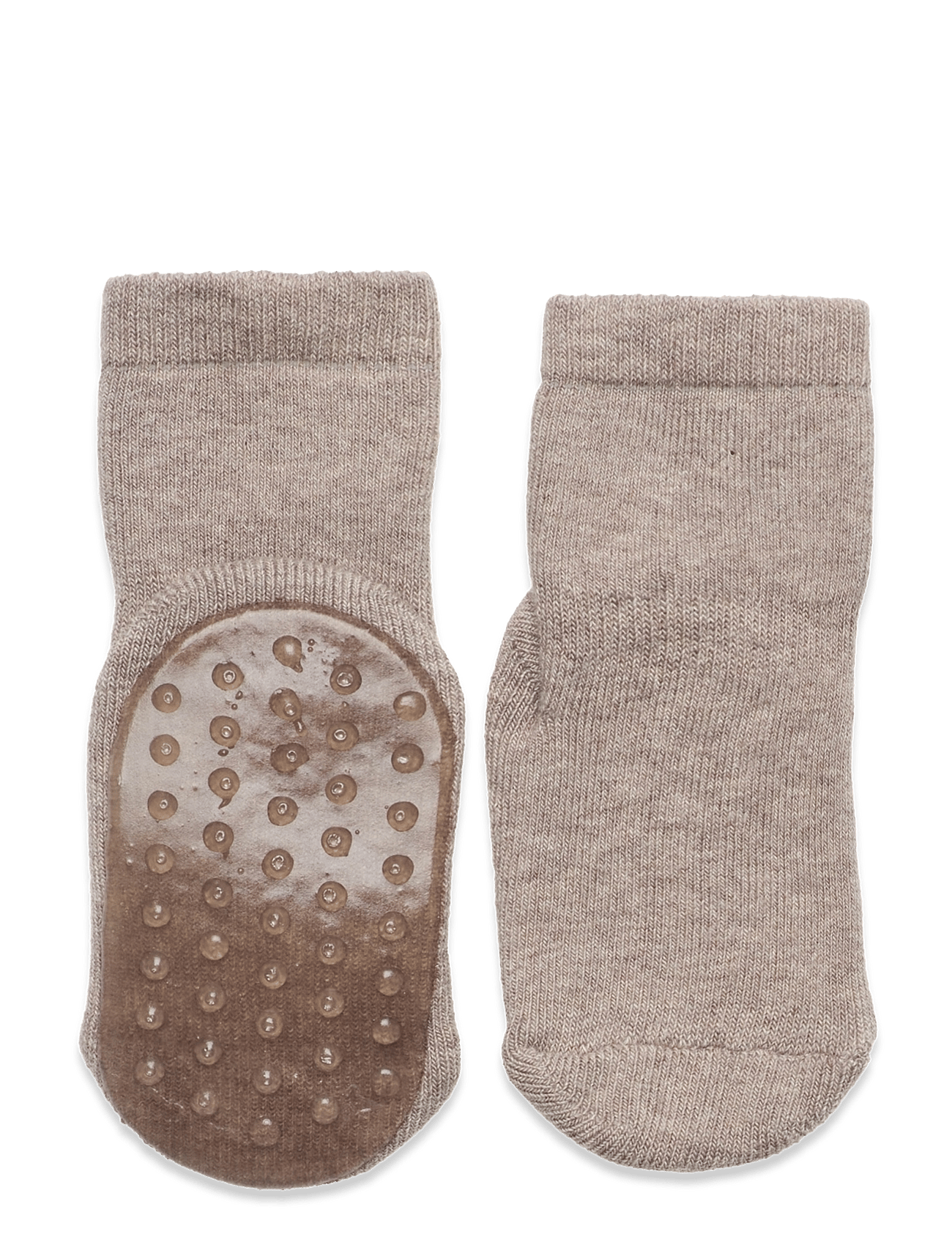 MP 7953 Cotton Anti-slip Sokker 489 Light Brown Melange str. 25-28