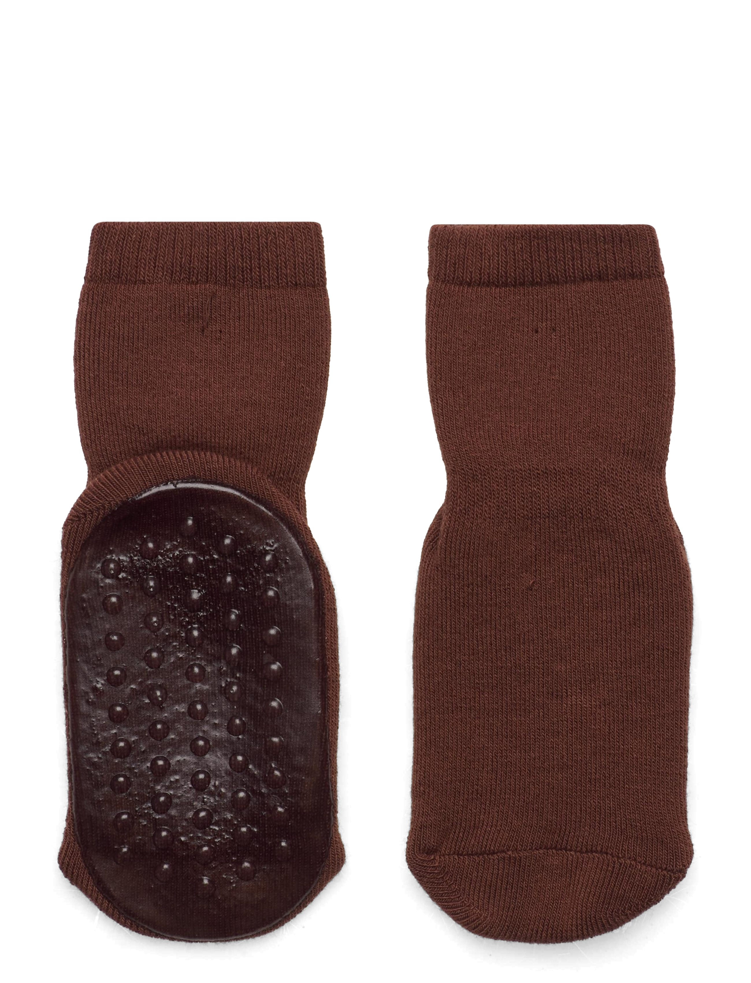 mp Denmark - Cotton socks - anti-slip - root beer - 0