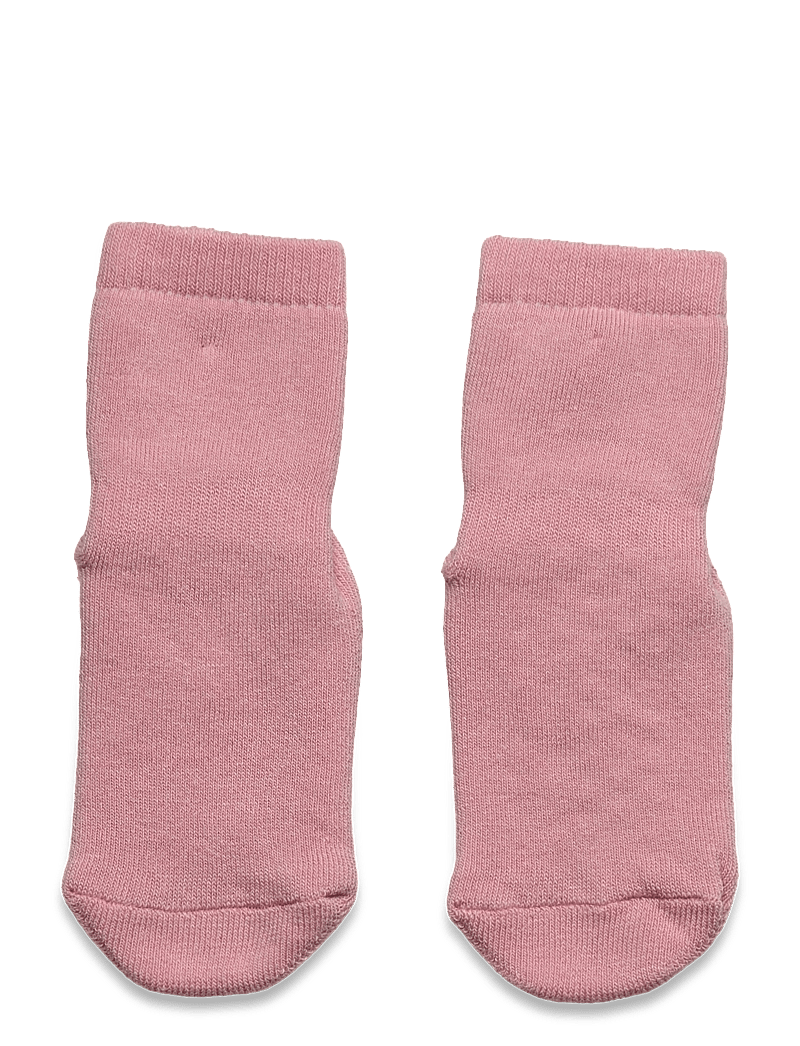 mp Denmark - Cotton socks - anti-slip - halksockor - silver pink - 0