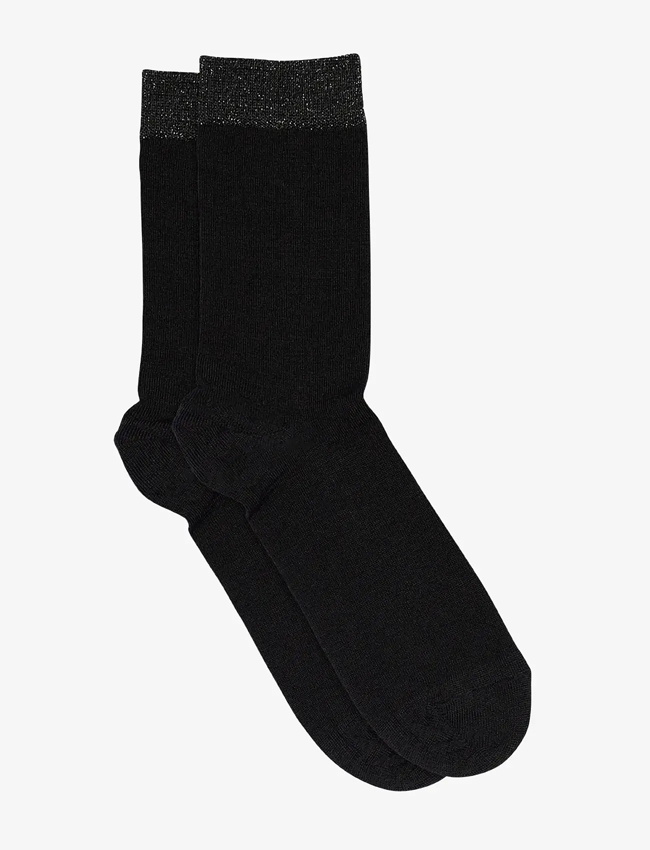 mp Denmark - Wool/silk socks - lägsta priserna - black - 0