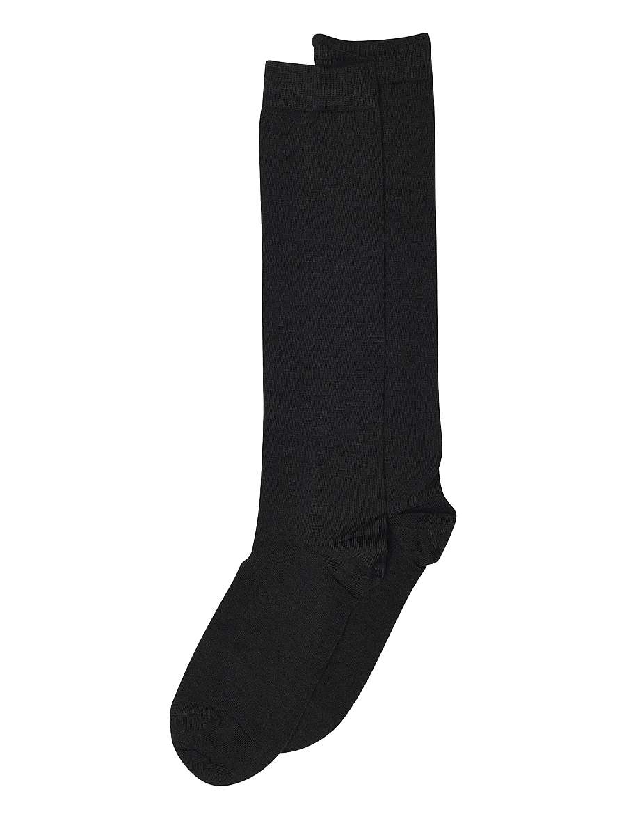 mp Denmark - Wool/cotton knee socks - normale socken - black - 0