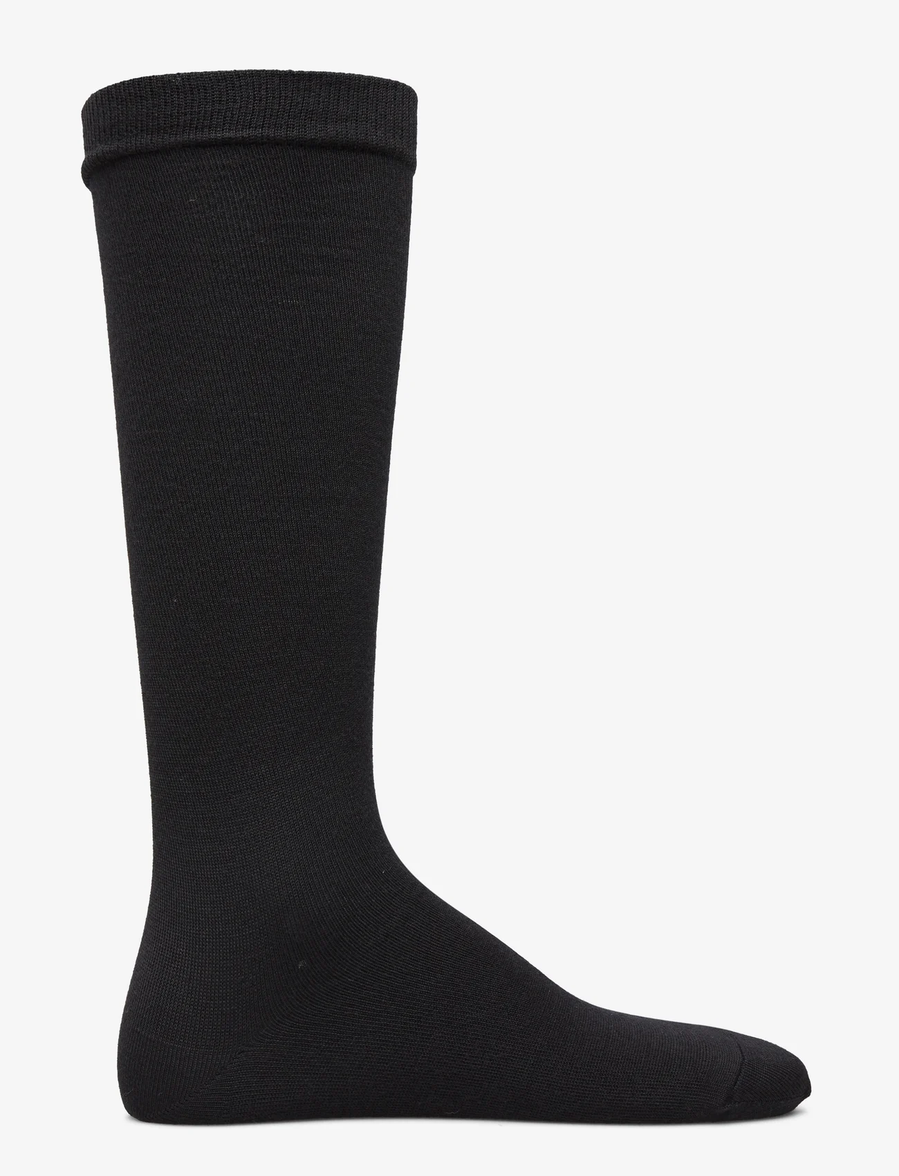 mp Denmark - Wool/cotton knee socks - mažiausios kainos - black - 1