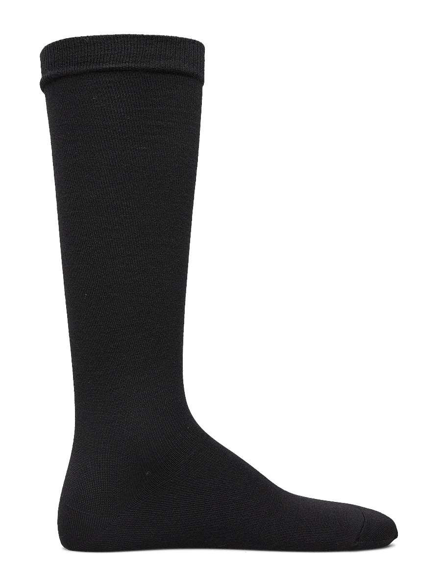 mp Denmark - Wool/cotton knee socks - normale socken - black - 1