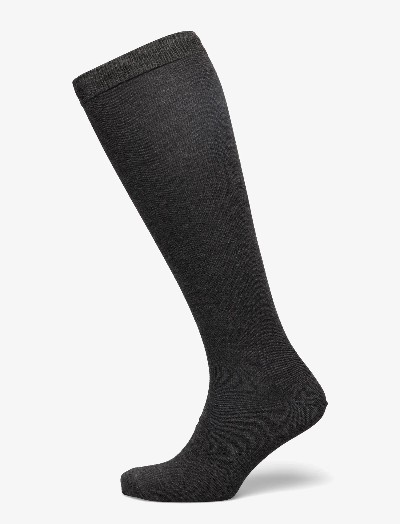 mp Denmark - Wool/cotton knee socks - mažiausios kainos - dark grey melange - 0