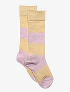 Clara glitter knee socks - MOONSTONE